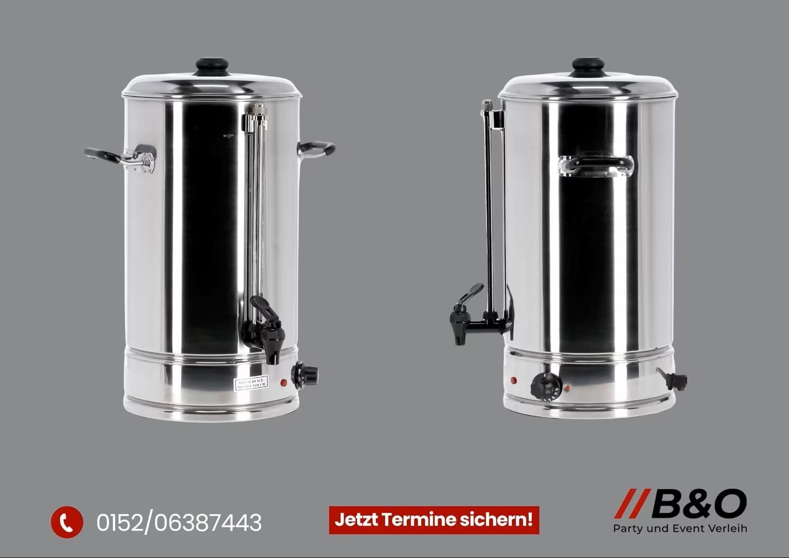 Glühweinkocher / Glühweintopf / Heißgetränkespender - Bild 1